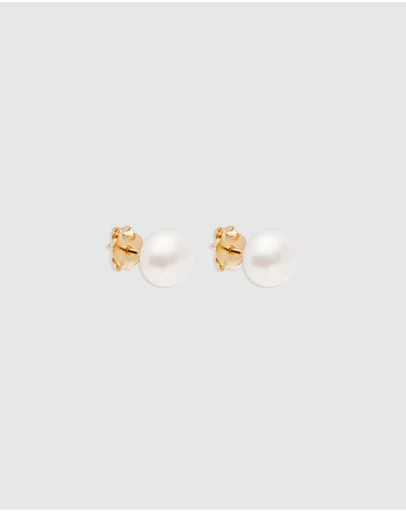 By Charlotte - Floating On Air Pearl Stud Earrings - 6mm