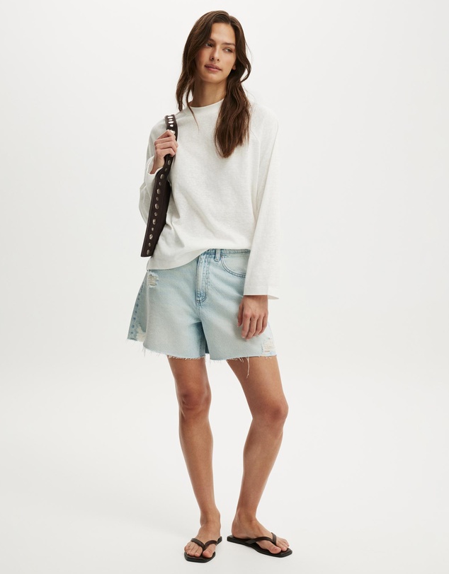 Cotton On - High 90s Denim Shorts