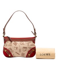 Pre-Loved by Azura Reborn - Pre-Loved 160th Anniversary Suede Trimmed Canvas Shoulder Bag