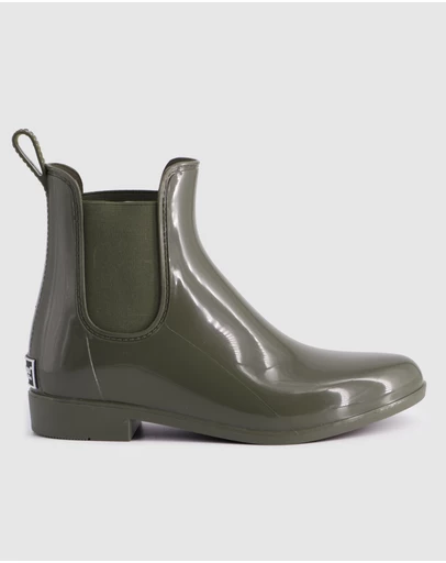 AusWooli Ugg Boots - Doublebay Rainboots With Sheepskin Insole