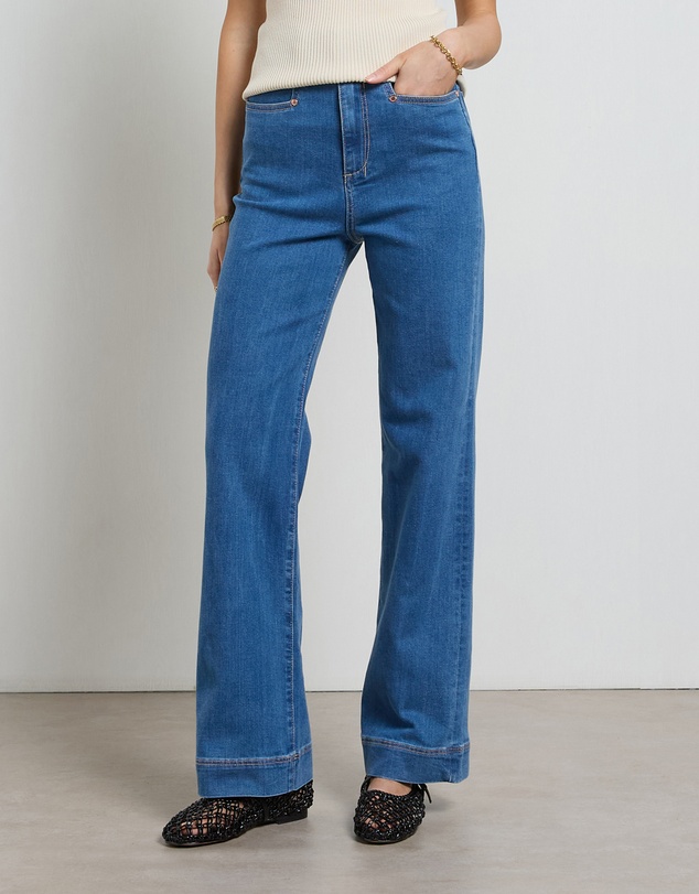 DRICOPER DENIM - Maarte Blue Wide Leg Jeans