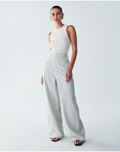 White Based Stripe