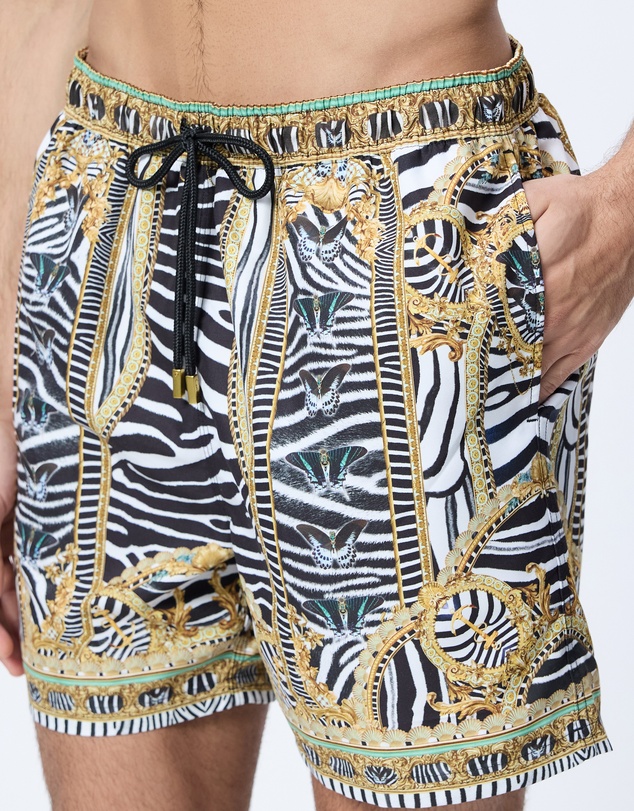 Camilla - Mid Length Boardshorts With Elastic Waist
