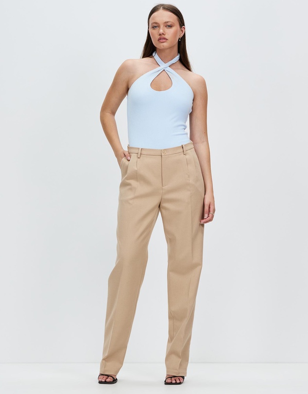 Style Addict - Emily Cross Over Halter Top
