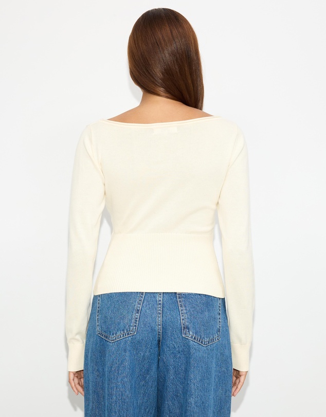 Dazie - Angel Knitted Long Sleeve Top