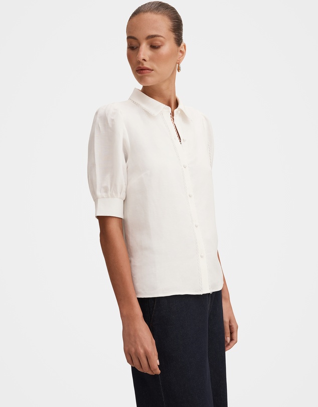 Forever New - Finley Trim Detail Blouse