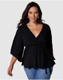 Something 4 Olivia - Salma Wrap Blouse