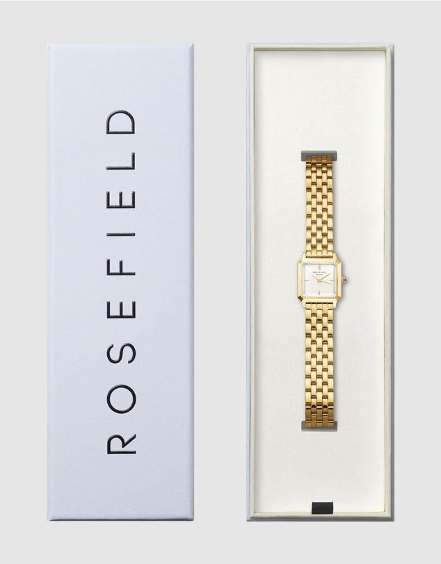 Rosefield - The Boxelle 24.5mm Gold-Tone Bracelet Watch