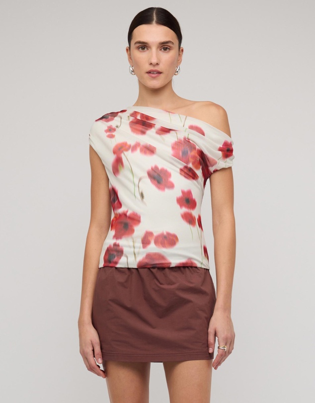 Staple the Label - Lumi Mesh Top