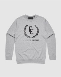Counter Culture - Garland Logo Crewneck - Youth