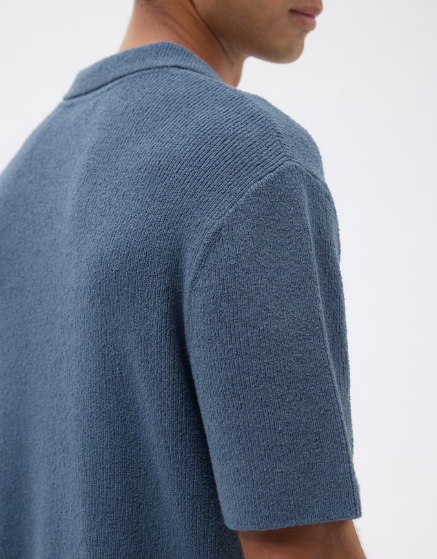 AERE - Organic Cotton Knit Boucle Polo