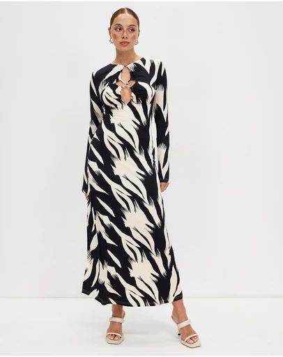 Third Form - Drifter LS Midi Dress