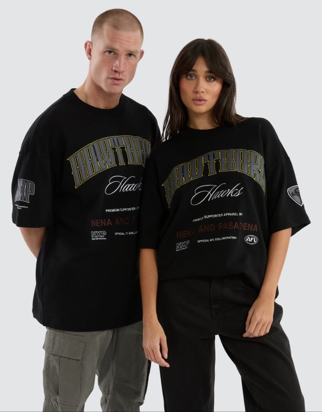 Nena & Pasadena - Hawthorn Game-On Loopback Tee