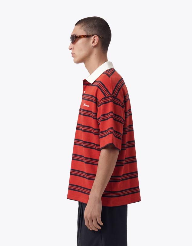 Zanerobe - Box Crop Polo Red/Navy