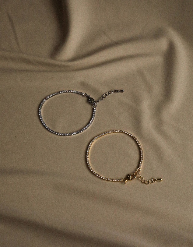 Zahar - Liliana Tennis Bracelet Silver