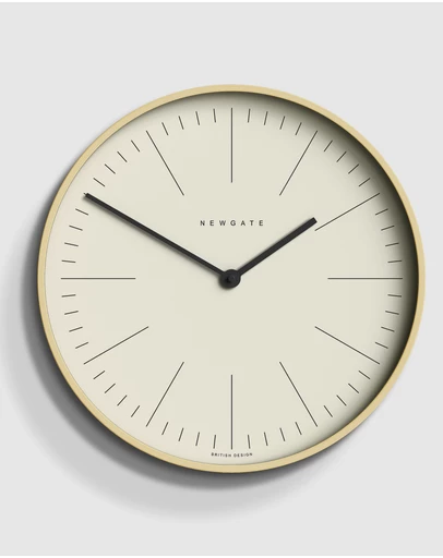 Newgate - Newgate Mr Clarke Clock Pale Wood Marker Dial 40