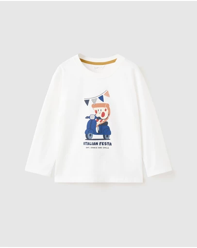 M.N.G - Pizza T-Shirt - Babies-Kids