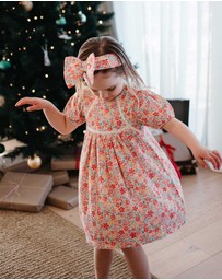 Purebaby - Floral Dress -Kids-Babies