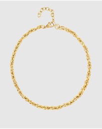 Nialaya Jewellery - Gold Rope Chain Choker
