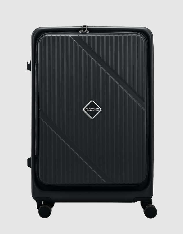 American Tourister - Velox Check-In Large Suitcase 75cm Expandable Book Opening