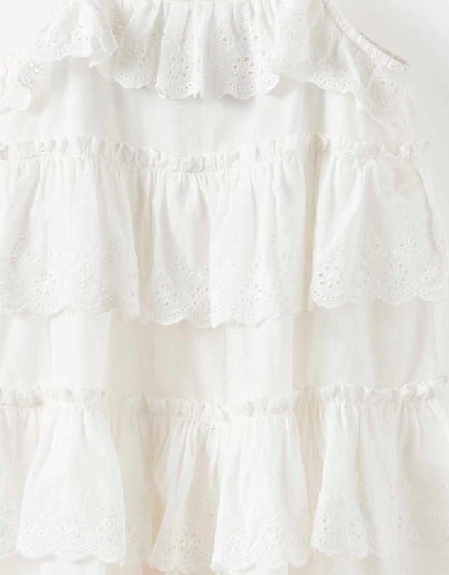 Cotton On Kids - Sleeveless Broderie Dress