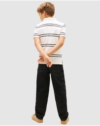 Tommy Hilfiger - Embossed Graphic Polo Shirt - Kids
