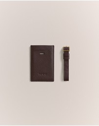 Trenery - Wynyard Luggage Tag in Espresso