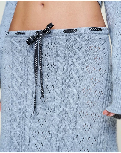 Guizio - Cable Knit Skirt