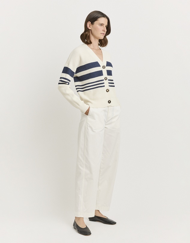 Toorallie - Grain Stitch V Cardigan