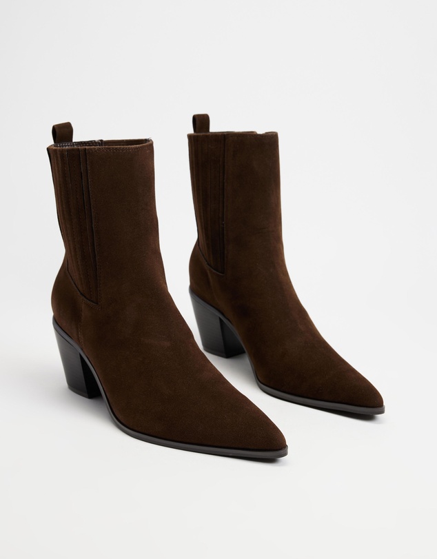 Atmos&Here - Juno Cowboy Ankle Boots