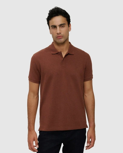 Trenery - Pique Marle Monogram Polo