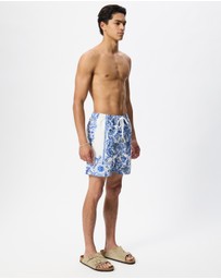 Camilla - Mid Length Boardshort With Elastic Waist