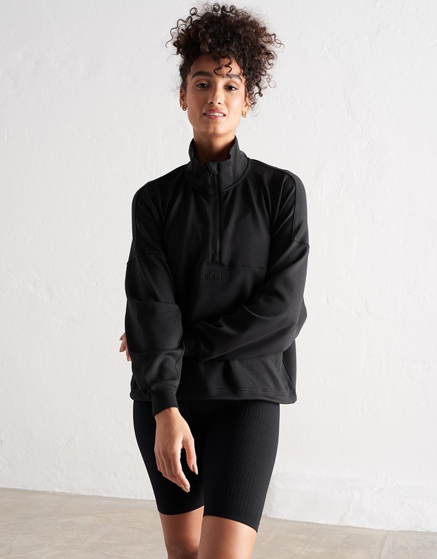Aim'n - Comfy Half Zip Sweater