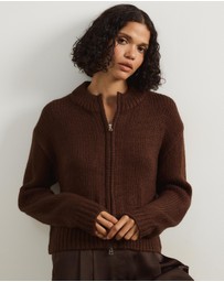 Atmos&Here - Ava Zip Through Cardigan