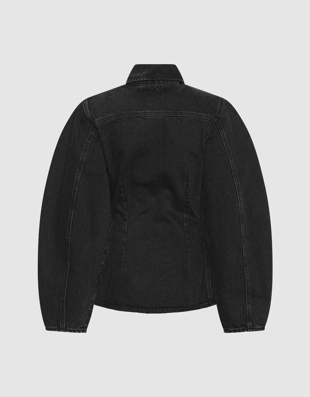 ROTATE - Fitted Denim Shirt