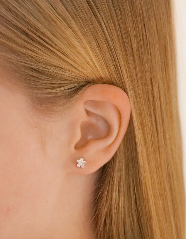 The Silver Collective - Children's Sophia Earrings Silver