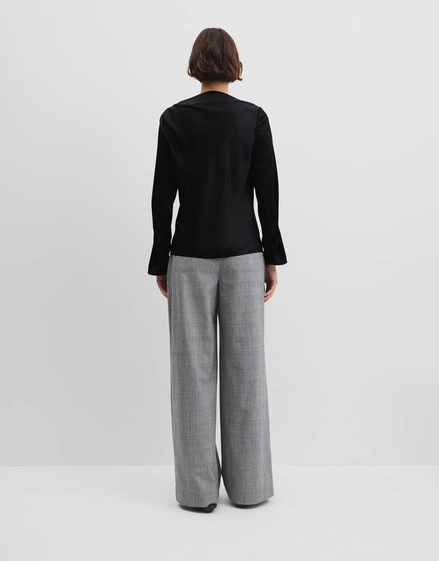 Country Road - Draped Long Sleeve Shirt