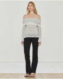 Maison Essentiele - Lace Knit Top