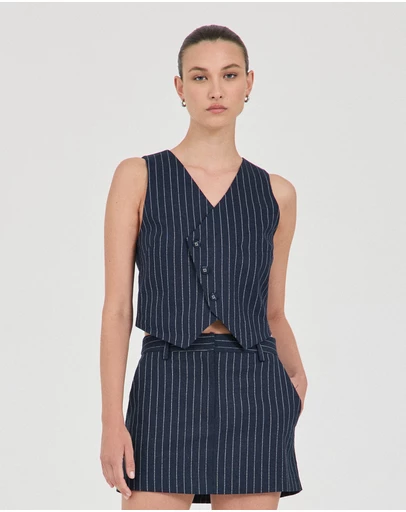 FRIEND of AUDREY - Jayden Stripe Waistcoat