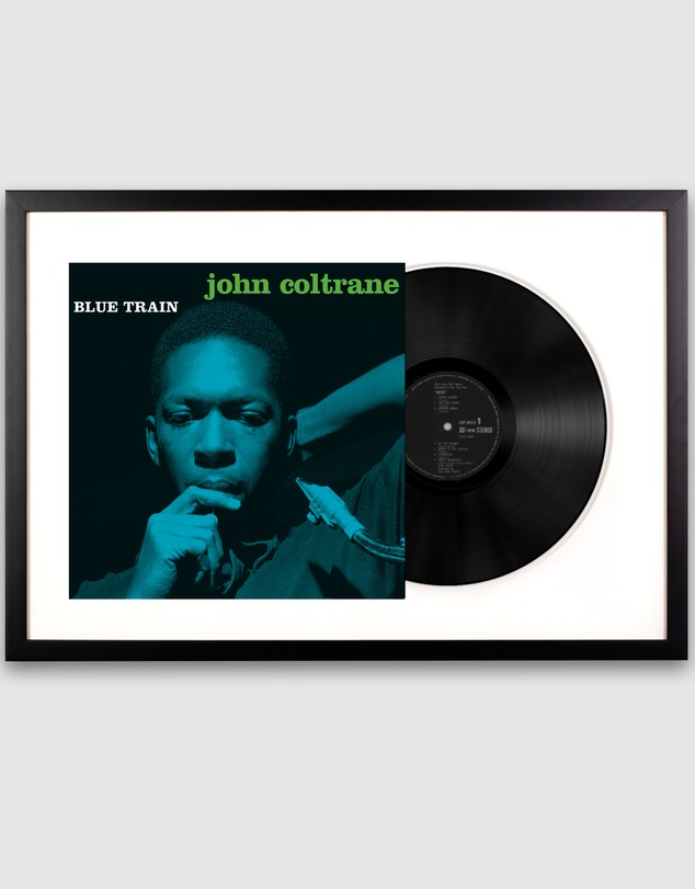 iWorld - Framed John Coltrane Blue Train Vinyl Album Art