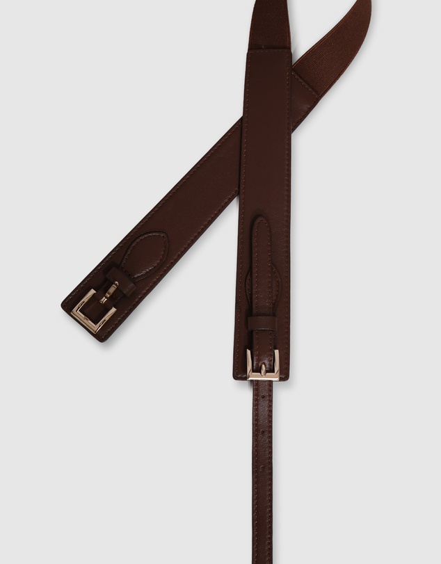 Belle & Bloom - London Fog Leather Waist Belt
