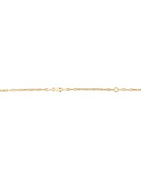 Michael Hill - 45cm (18”) 2mm-2.5mm Width Hollow Paperclip Chain in 10kt Yellow Gold