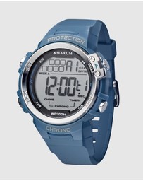 Maxum - EXPLORER Teal Blue Digital Watch