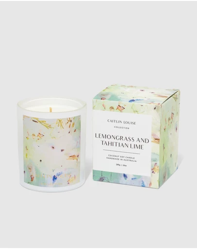 Caitlin Louise Collection - Lemongrass & Tahitian Lime Artist Candle