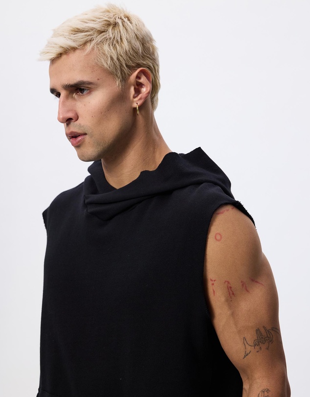 Surrounded By Ghosts - The Anandite French Terry Sleeveless Hoodie