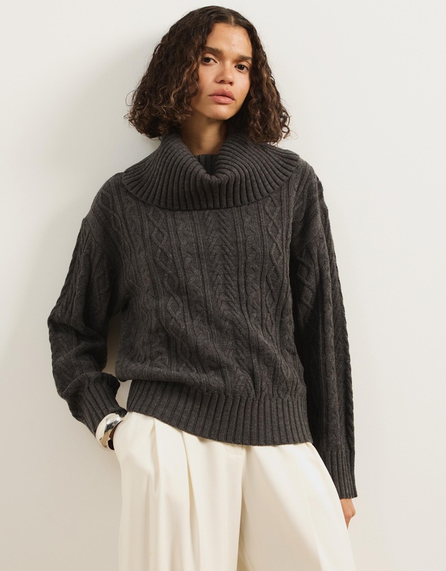 Atmos&Here - Zuri Cable Knit Sweater