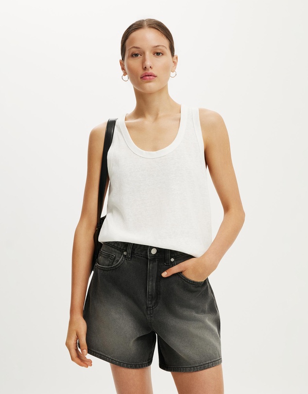 Cotton On - High 90 S Denim Short