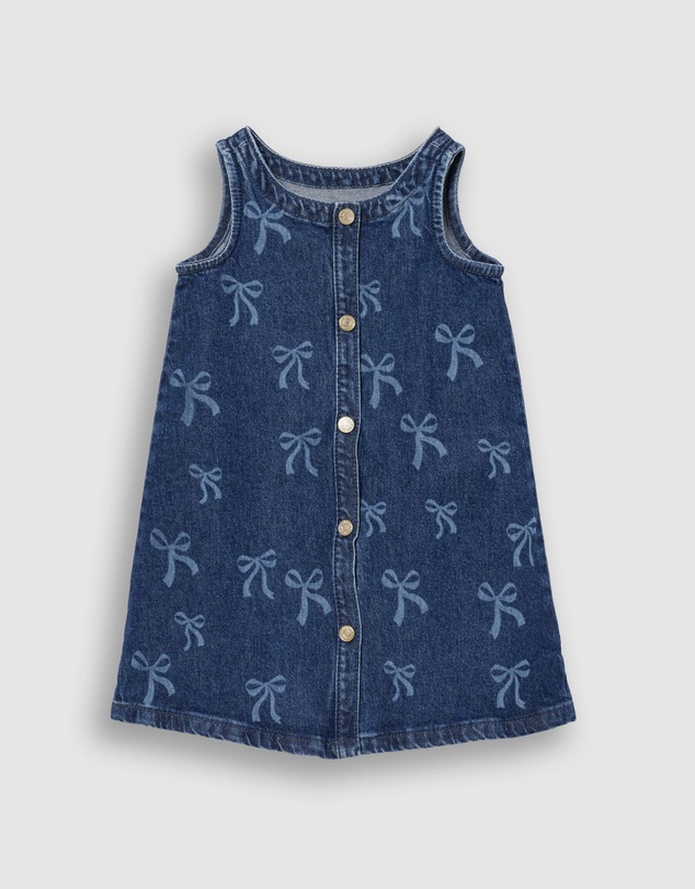 GAP - Aug Denim Jumper Dress - Babies-Kids