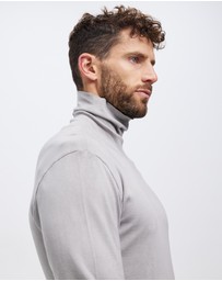 Surrounded By Ghosts - The Atacamite Rib Knit Turtle Neck T-Shirt