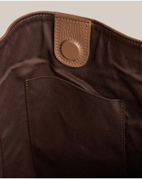 VESTIRSI - Scarlett 2.0 Milk Chocolate Leather Hobo